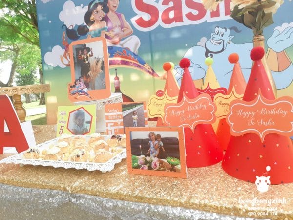 Phụ kiện bàn quà sinh nhật Alladin và cây đèn thần BBX181 Phụ kiện bàn quà sinh nhật Alladin và cây đèn thần BBX181