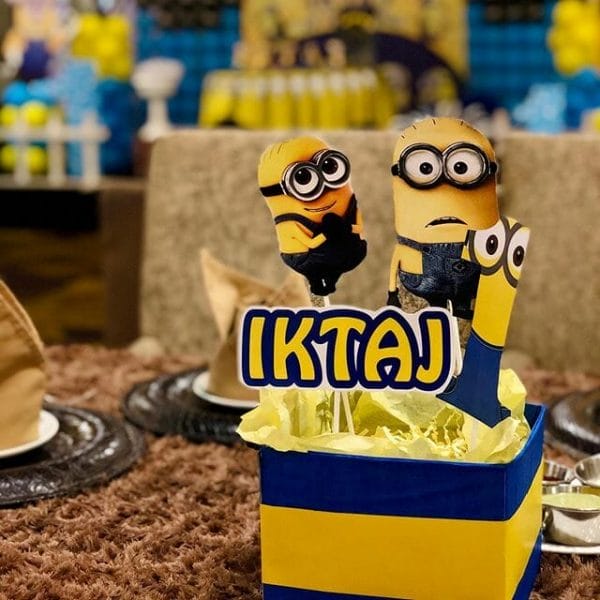 Phụ kiện trang trí sinh nhật trọn gói Minion BBX231 Phụ kiện trang trí sinh nhật trọn gói Minion BBX231