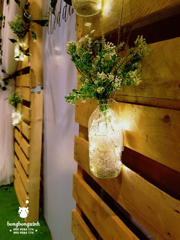 Lọ đèn led trang trí tiệc cưới BBX336