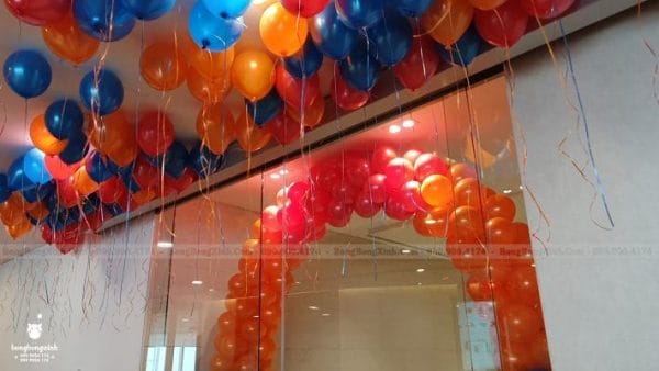 Bóng bay cửa ra vào trang trí văn phòng Shopee