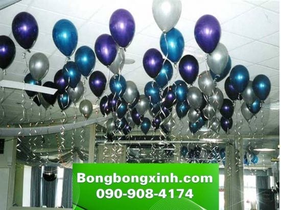 Bong bóng bay trang trí trần nhà hàng BB055