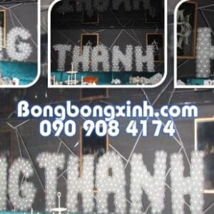 Chữ bong bóng 008