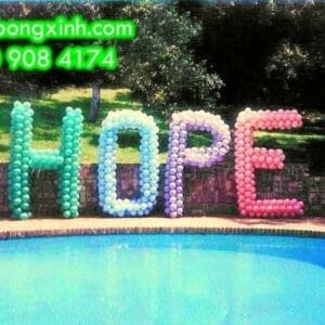 Chữ bong bóng 027