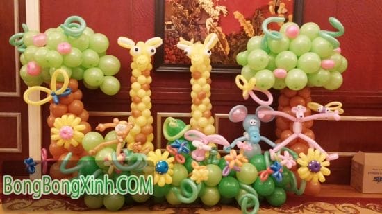 Trọn bộ bong bóng tạo hình muôn thú 063 Trọn bộ bong bóng tạo hình muôn thú 063
