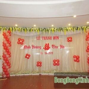 Sân khấu tiệc cưới 035