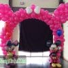 Cổng chào tai chú chuột Mickey màu hồng 0110