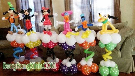 Trụ bong bóng Disney 117 Trụ bong bóng Disney 117