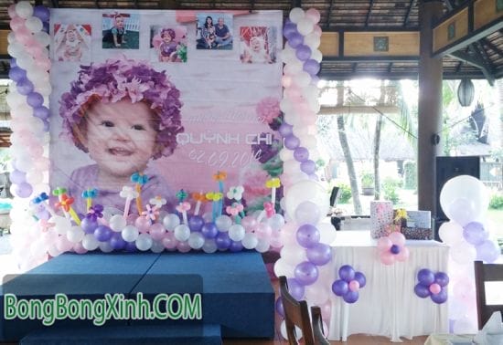 Trang trí tạo hình sân khấu sinh nhật SK043 Trang trí tạo hình sân khấu sinh nhật SK043