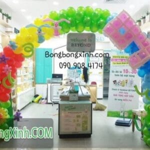 Trang trí khai trương bằng cổng chào độc đáo CC048