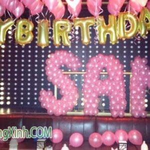 Chữ bong bóng tặng sinh nhật SAM CBB034