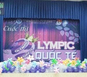 Trang trí sân khấu bong bóng tạo hình SSK051