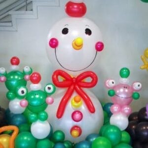 Bong bóng tạo hình người tuyết NE009