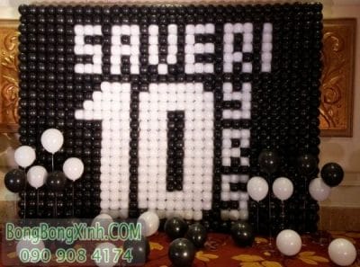 Tường bong bóng TBB032 kết hợp hoàn hảo với trụ bong bóng trên Tường bong bóng TBB032 kết hợp hoàn hảo với trụ bong bóng trên