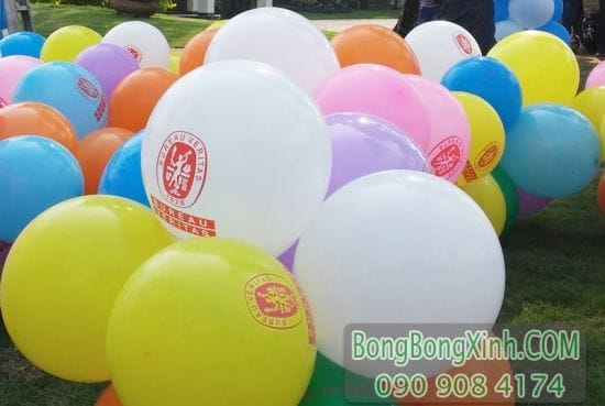 Bong bóng in logo đủ sắc màu BBLG006