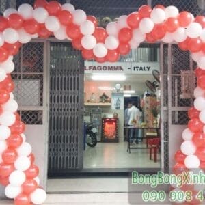 Cổng chào tiệc cưới tại nhà hình trái tim CA106