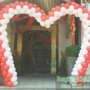 Cổng chào trái tim xinh đẹp trang trí tiệc cưới CA109