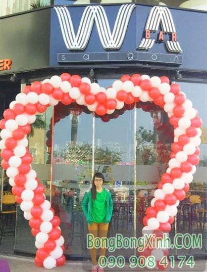 Cổng chào bong bóng dành cho tiệc cưới xinh đẹp CA110 Cổng chào bong bóng dành cho tiệc cưới xinh đẹp CA110