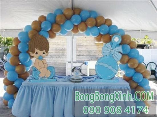 Trang trí bàn quà sinh nhật mừng tuổi bé BQ130 Trang trí bàn quà sinh nhật mừng tuổi bé BQ130