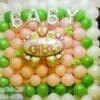 Tường bong bóng trang trí sinh nhật đáng yêu cho bé TBB033