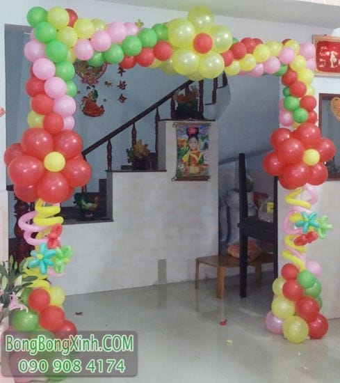 Cổng chào trang trí sinh nhật màu sắc đa dạng CB134 Cổng chào trang trí sinh nhật màu sắc đa dạng CB134