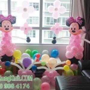 Trụ bong bóng chuột Mickey đáng yêu TBB136