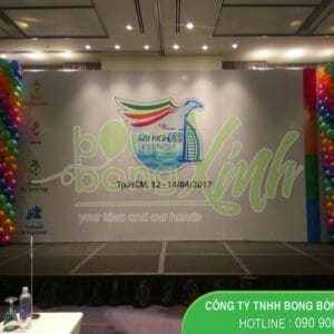 Trụ bong bóng trang trí event TBB142