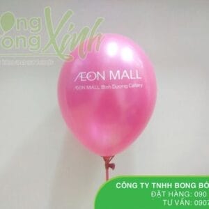 Bong bóng in chữ Happy Birthday cho siêu thị AEON MALL BBI018
