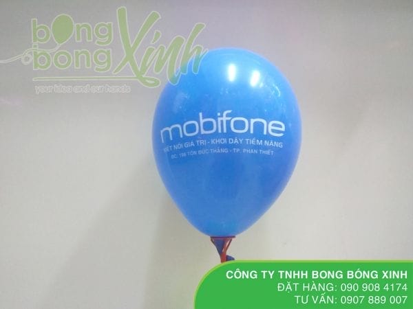 Bong bóng in logo thương hiệu Mobifone BBI024 Bong bóng in logo thương hiệu Mobifone BBI024