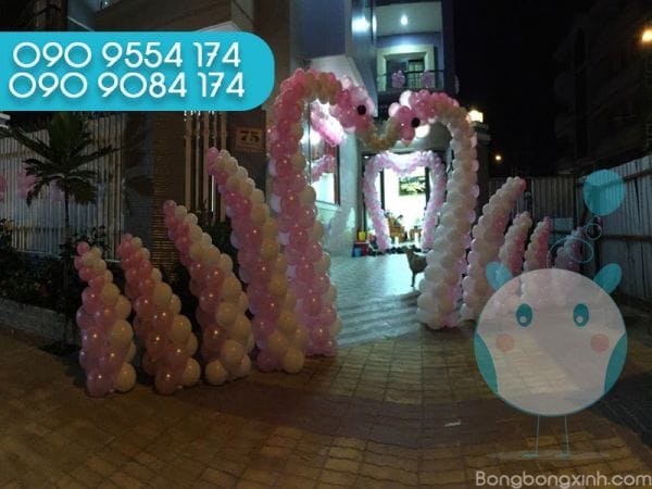 Trang trí cổng chào tiệc cưới CA117