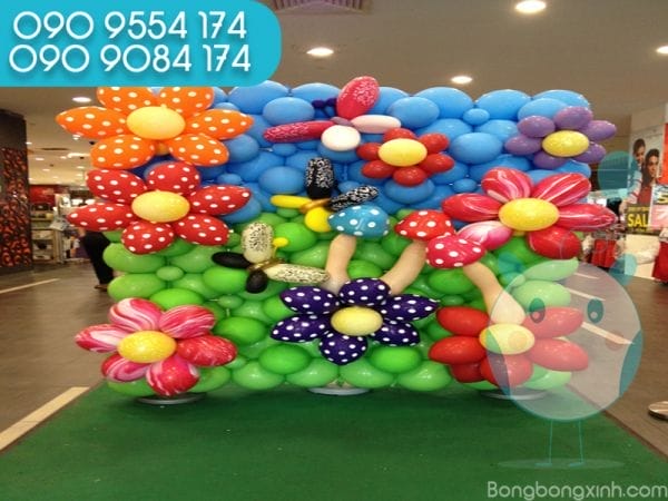 Tường bong bóng trang trí sự kiện TBB044 Tường bong bóng trang trí sự kiện TBB044