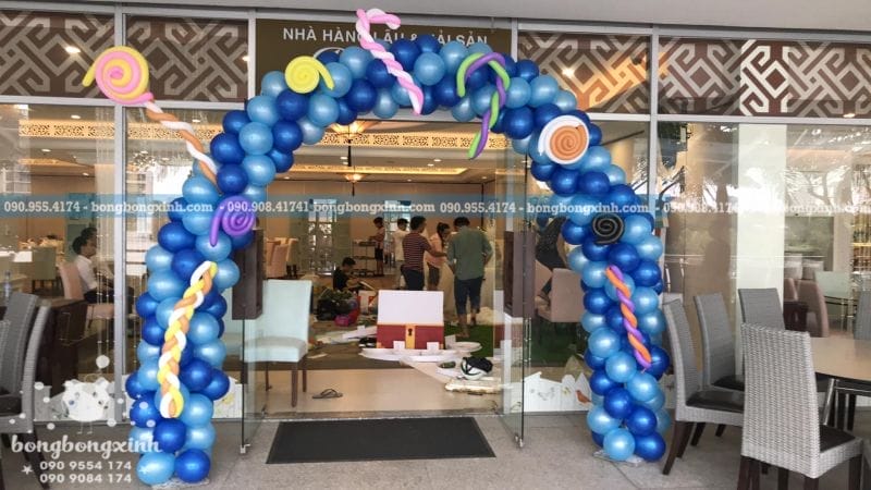 Cổng Chào Trang Trí Sinh Nhật Cho Bé Trai Chủ Đề Candy CB154 Cổng Chào Trang Trí Sinh Nhật Cho Bé Trai Chủ Đề Candy CB154