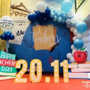 Backdrop sân khấu sự kiện 20-11 chào mừng ngày nhà giáo Việt Nam BBX123