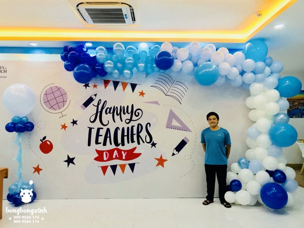 Backdrop trang trí 20-11 bong bóng và format BBX141 Backdrop trang trí 20-11 bong bóng và format BBX141