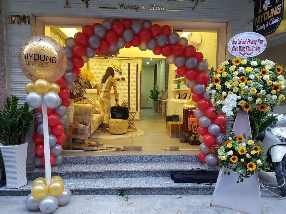 Cổng chào khai trương cùng trụ bong bóng sự kiện BBX172 Cổng chào khai trương cùng trụ bong bóng sự kiện BBX172