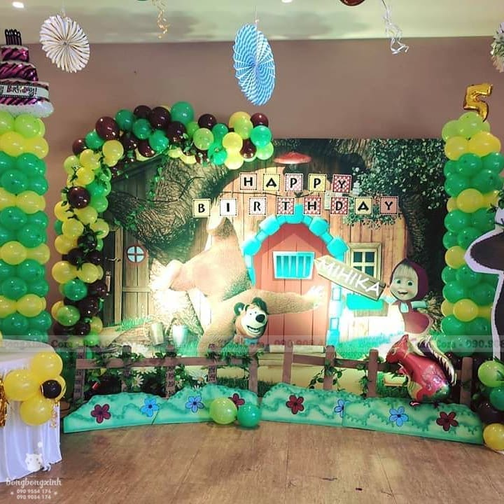 Backdrop sự kiện sinh nhật tại quận 1 cho bé