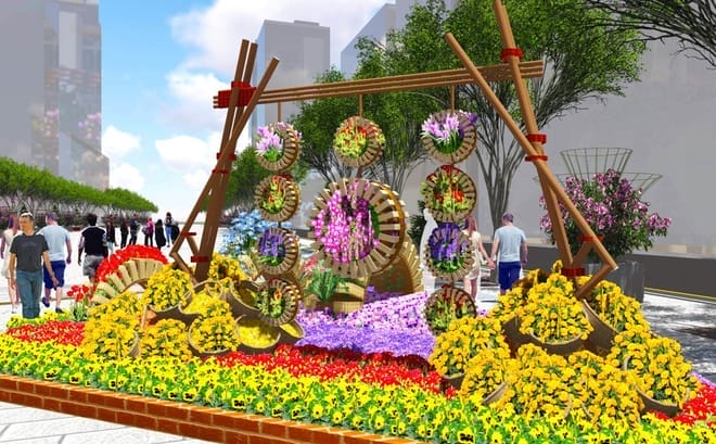 Trang trí tết ở Sài Gòn đầy nghệ thuật tạo khung cảnh tết tuyệt đẹp Trang trí tết ở Sài Gòn đầy nghệ thuật tạo khung cảnh tết tuyệt đẹp