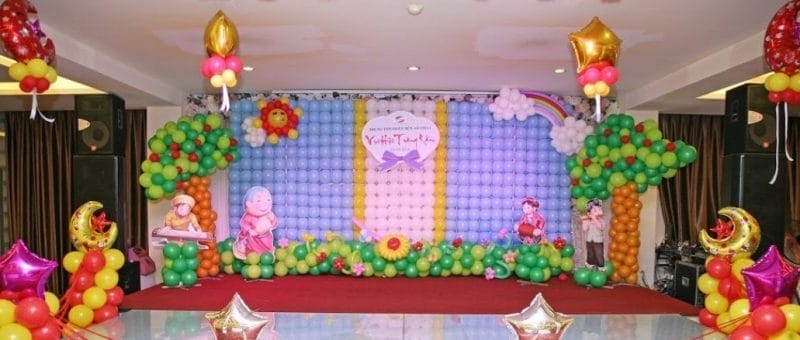 San khau trang tri su kien cho cac be thieu nhi