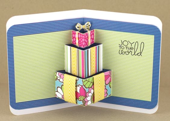 Cách làm quà sinh nhật bằng giấy - 3D