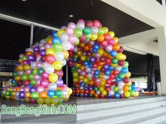 Cổng chào mái vòm trang trí 20/10 đủ sắc màu 095 Cổng chào mái vòm trang trí 20/10 đủ sắc màu 095