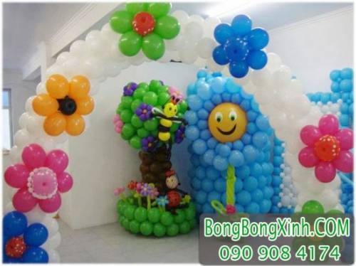 Trang trí sinh nhật cho bé trai tại nhà với bong bóng Trang trí sinh nhật cho bé trai tại nhà với bong bóng