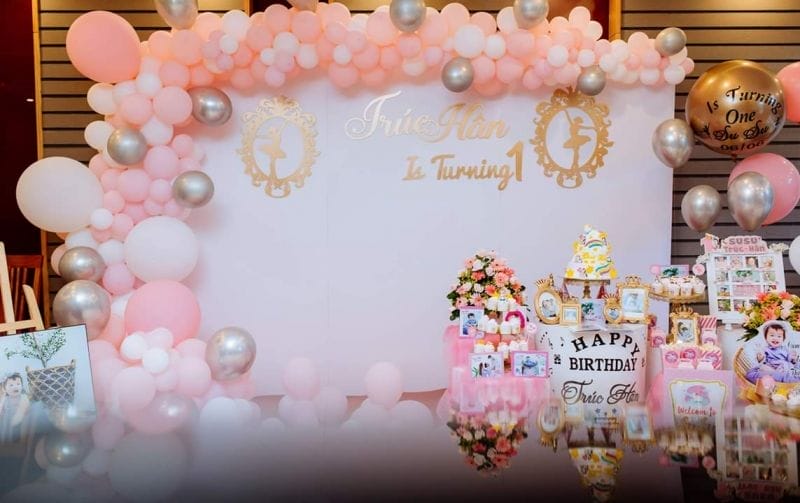 Backdrop thôi nôi cho bé gái BBBN154