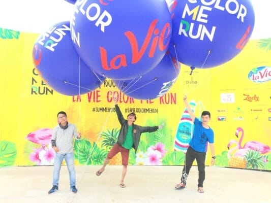 Khinh khí cầu được thiết kế của Bong Bóng Xinh