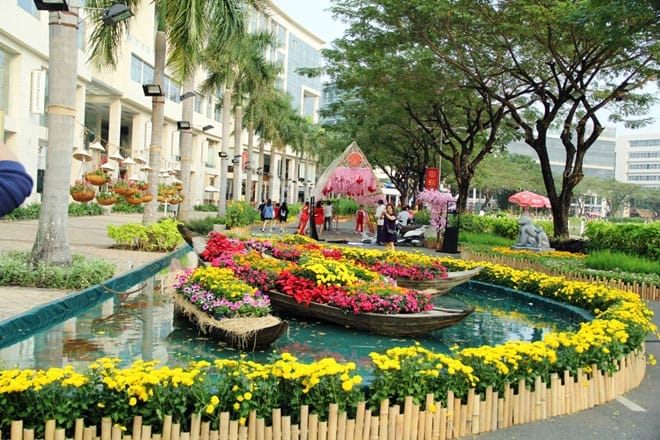 Trang trí tết Quận 7 - Hội Hoa Xuân Phú Mỹ Hưng Trang trí tết Quận 7 - Hội Hoa Xuân Phú Mỹ Hưng