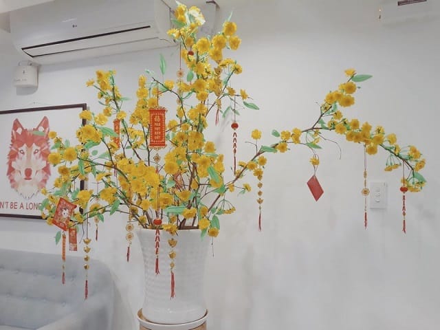 Trang trí với bao lì xì