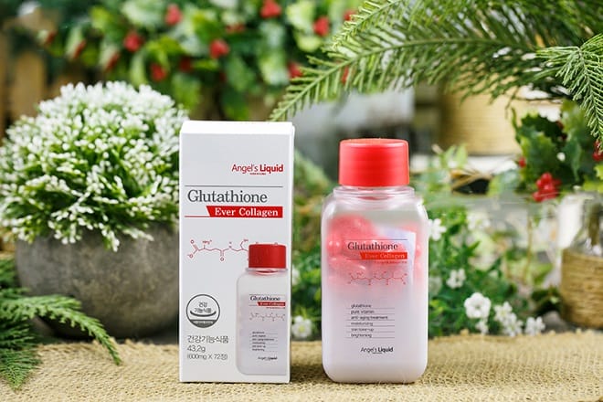 Glutathione bao giờ uống collagen