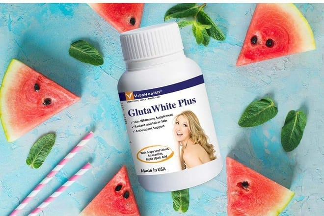 gluta white plus skin vien uong