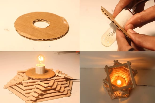 Top 7 cách làm đèn ngủ handmade đẹp và độc đáo Hoàn thành đèn