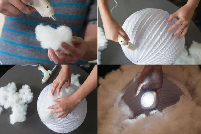 Top 7 cách làm đèn ngủ handmade đẹp và độc đáo Cách tạo đèn ngủ trên mây