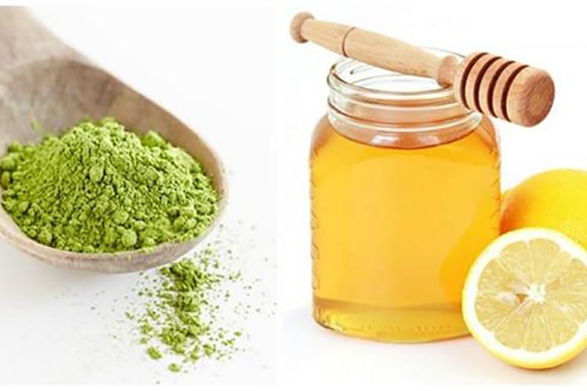 Trà xanh mật ong chanh