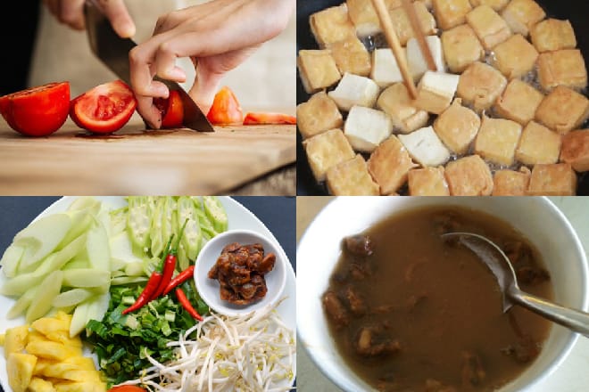 Canh chua chay thanh đạm với 4 cách nấu phong phú chống ngán Sơ chế món canh chua